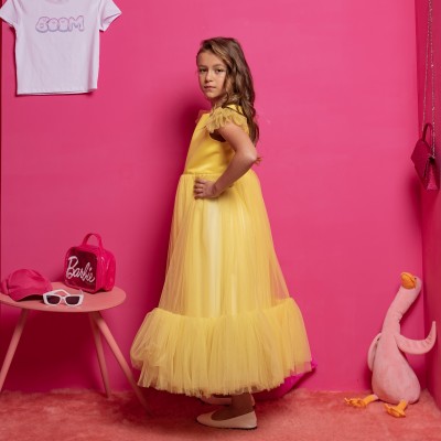 Сукня Пушинка з крильцями, yellow